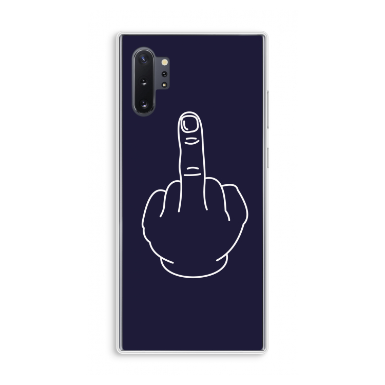 F**k U: Samsung Galaxy Note 10 Plus Transparant Hoesje