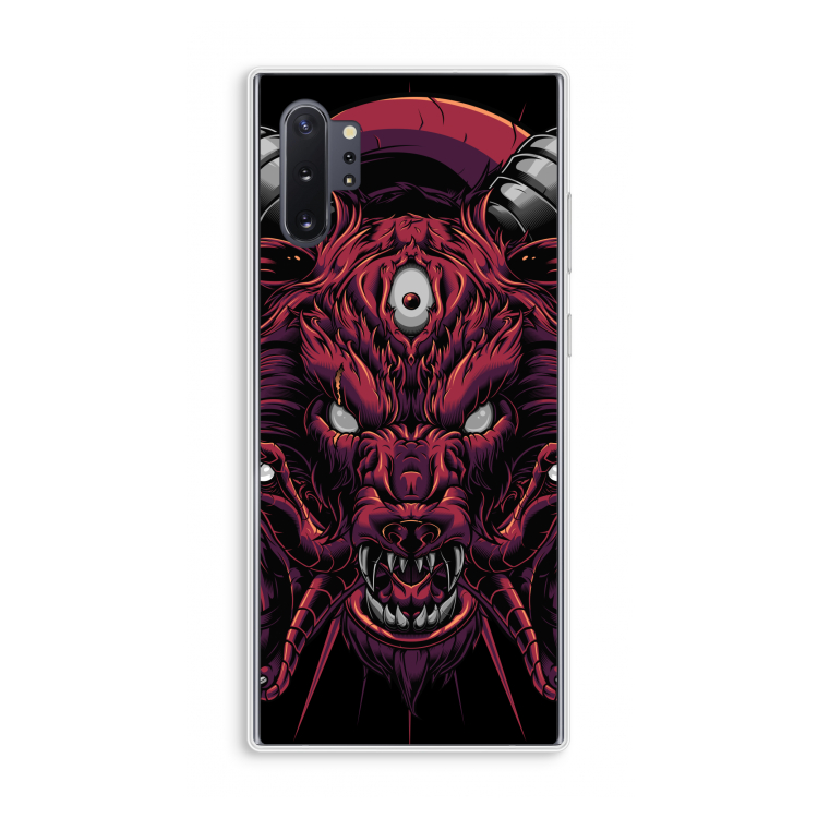 Hell Hound and Serpents: Samsung Galaxy Note 10 Plus Transparant Hoesje
