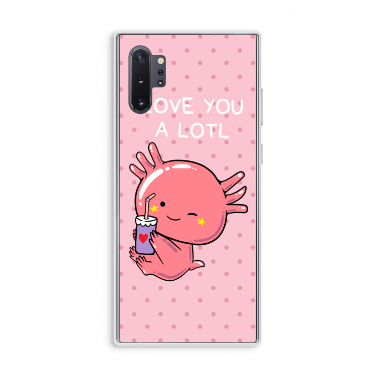 Love You A Lotl: Samsung Galaxy Note 10 Plus Transparant Hoesje