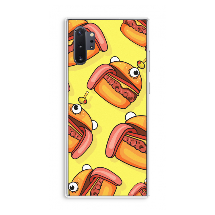 Hamburger: Samsung Galaxy Note 10 Plus Transparant Hoesje