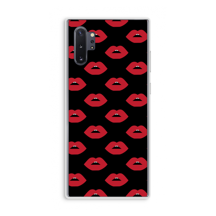 Lips: Samsung Galaxy Note 10 Plus Transparant Hoesje