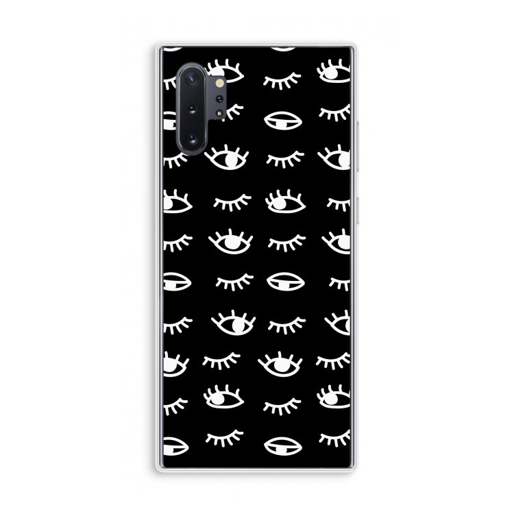 Eye pattern #3: Samsung Galaxy Note 10 Plus Transparant Hoesje
