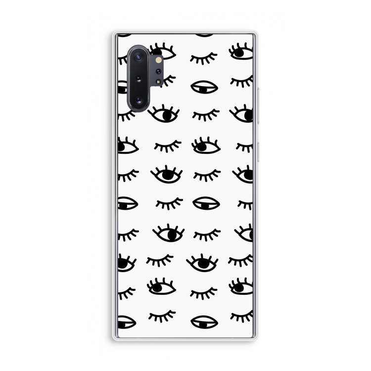 Eye pattern #2: Samsung Galaxy Note 10 Plus Transparant Hoesje
