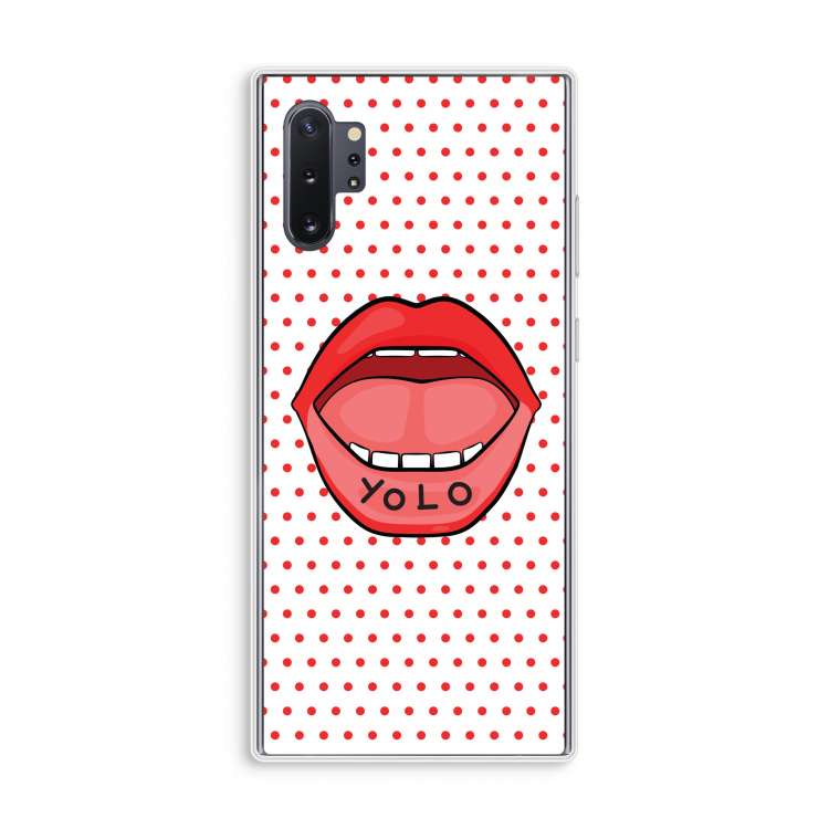 Yolo Denise: Samsung Galaxy Note 10 Plus Transparant Hoesje