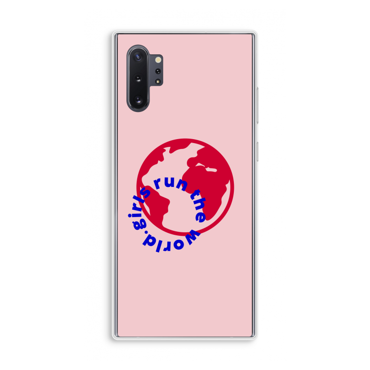Run The World: Samsung Galaxy Note 10 Plus Transparant Hoesje