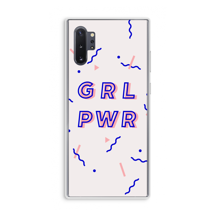 GRL PWR: Samsung Galaxy Note 10 Plus Transparant Hoesje
