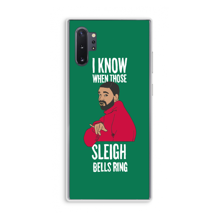Sleigh Bells Ring: Samsung Galaxy Note 10 Plus Transparant Hoesje