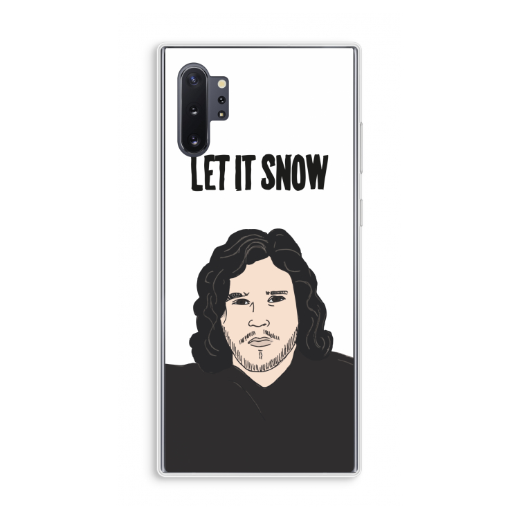 Let It Snow: Samsung Galaxy Note 10 Plus Transparant Hoesje