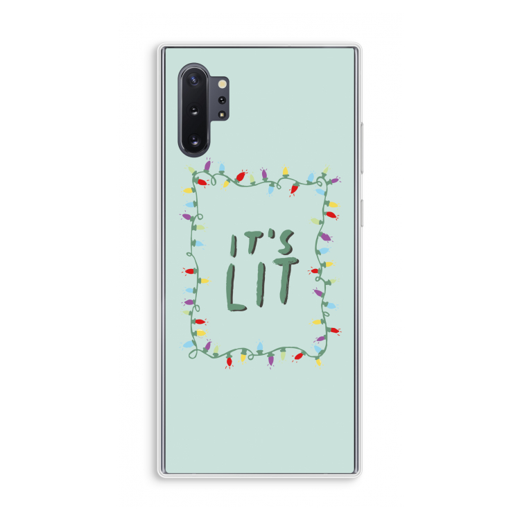 It's Lit: Samsung Galaxy Note 10 Plus Transparant Hoesje