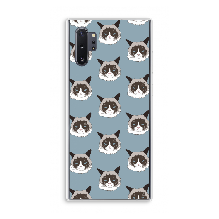 It's a Purrr Case: Samsung Galaxy Note 10 Plus Transparant Hoesje