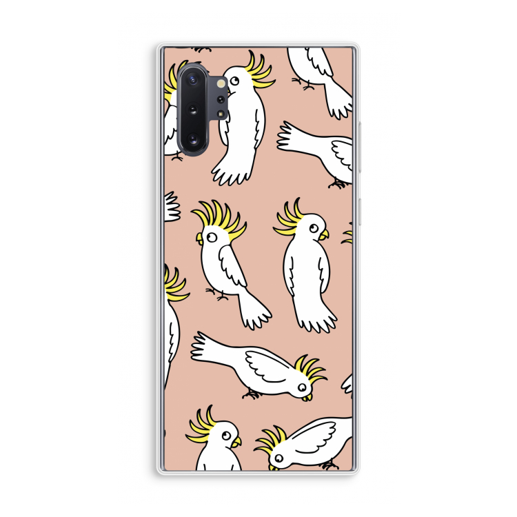 Papegaai: Samsung Galaxy Note 10 Plus Transparant Hoesje