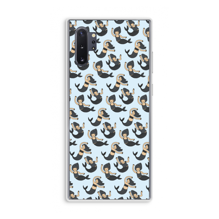 Zeemeermin: Samsung Galaxy Note 10 Plus Transparant Hoesje