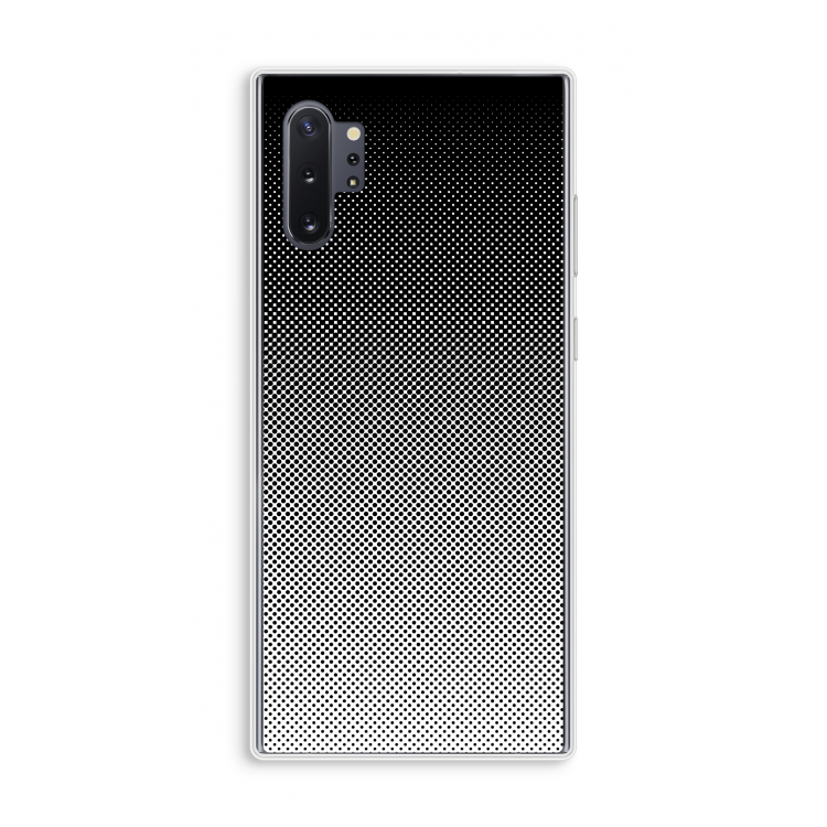 Musketon Halftone: Samsung Galaxy Note 10 Plus Transparant Hoesje