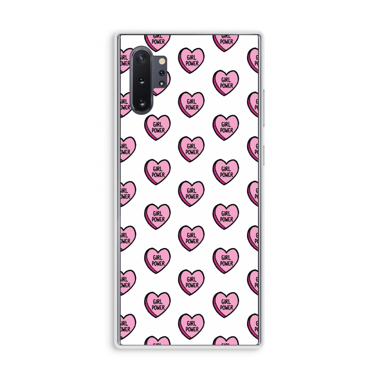 GIRL POWER: Samsung Galaxy Note 10 Plus Transparant Hoesje