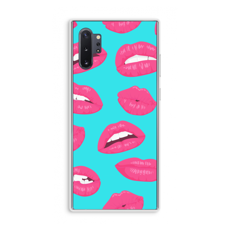 Bite my lip: Samsung Galaxy Note 10 Plus Transparant Hoesje
