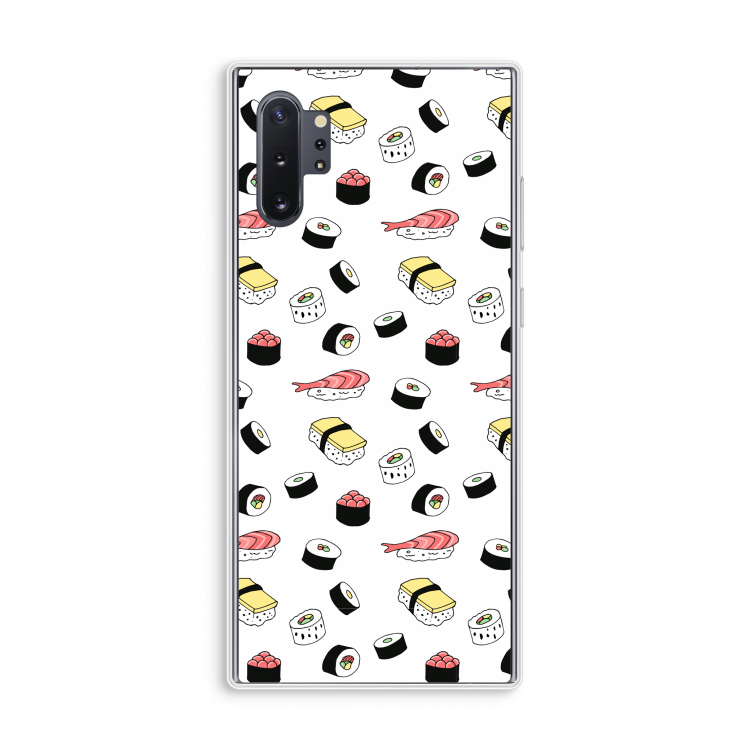 Sushi time: Samsung Galaxy Note 10 Plus Transparant Hoesje
