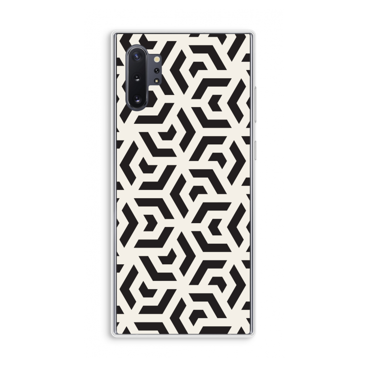 Crazy pattern: Samsung Galaxy Note 10 Plus Transparant Hoesje