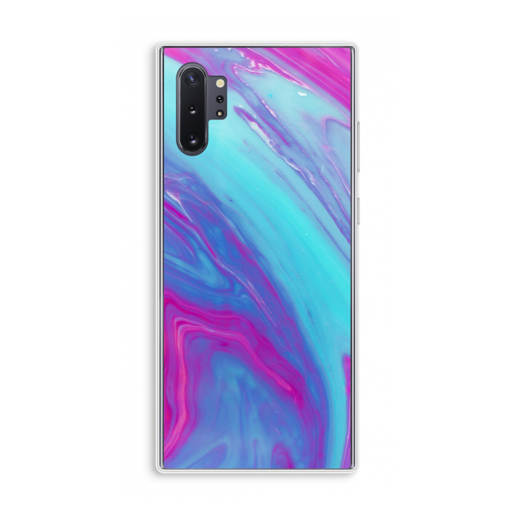 Zweverige regenboog: Samsung Galaxy Note 10 Plus Transparant Hoesje