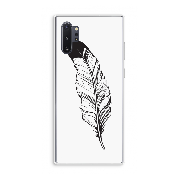 Pluim: Samsung Galaxy Note 10 Plus Transparant Hoesje