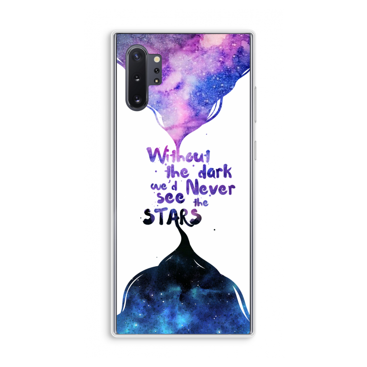 Stars quote: Samsung Galaxy Note 10 Plus Transparant Hoesje