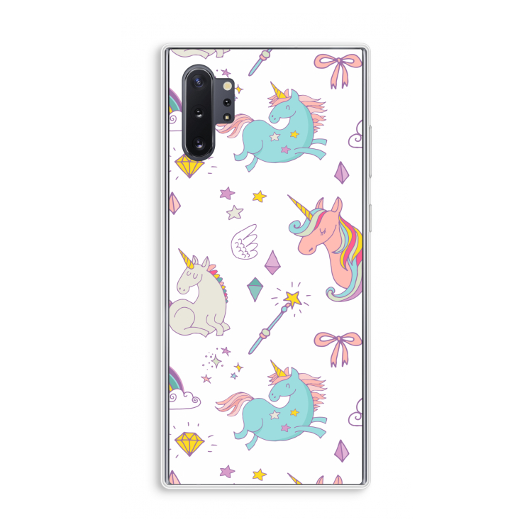 Fantasiewereld: Samsung Galaxy Note 10 Plus Transparant Hoesje