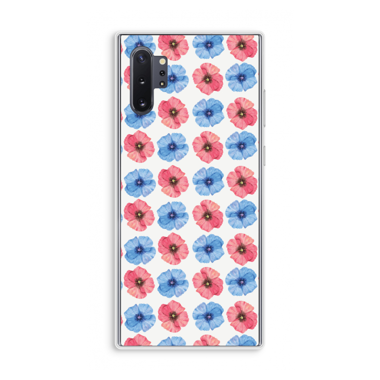 Klaproosjes: Samsung Galaxy Note 10 Plus Transparant Hoesje