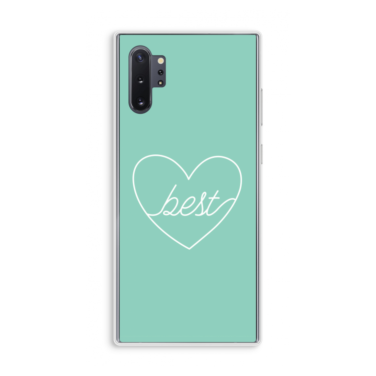 Best heart pastel: Samsung Galaxy Note 10 Plus Transparant Hoesje