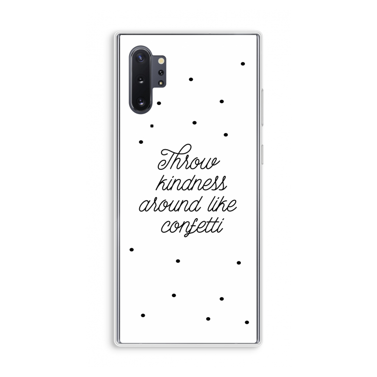 Confetti: Samsung Galaxy Note 10 Plus Transparant Hoesje