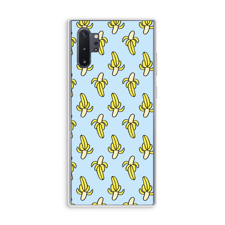 Bananas: Samsung Galaxy Note 10 Plus Transparant Hoesje