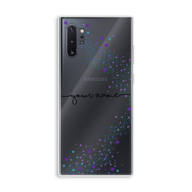 Sterren: Samsung Galaxy Note 10 Plus Transparant Hoesje