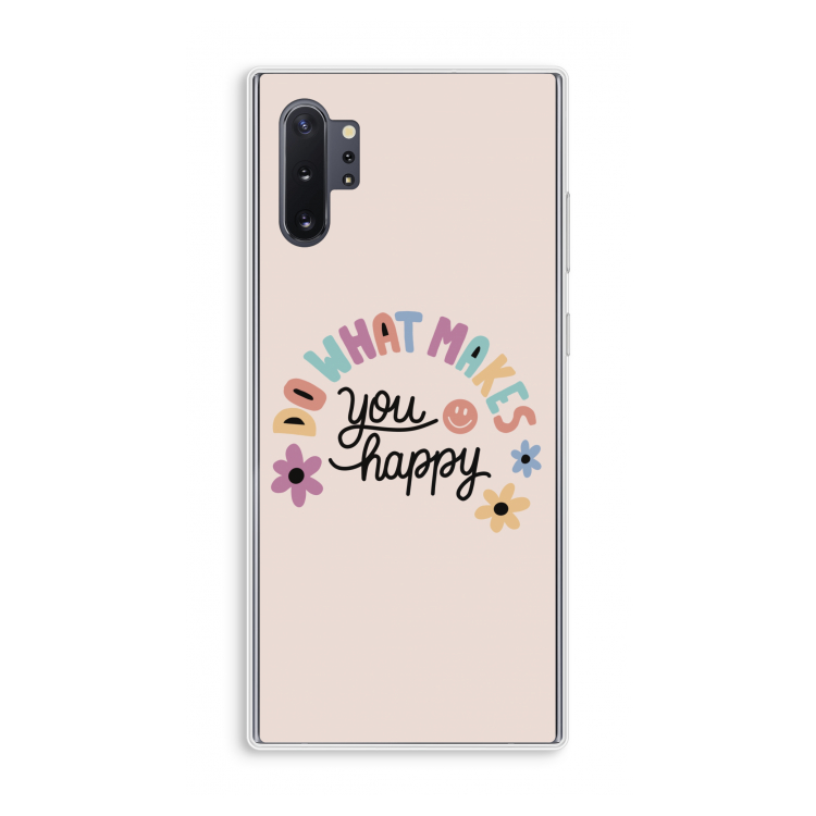 Happy days: Samsung Galaxy Note 10 Plus Transparant Hoesje