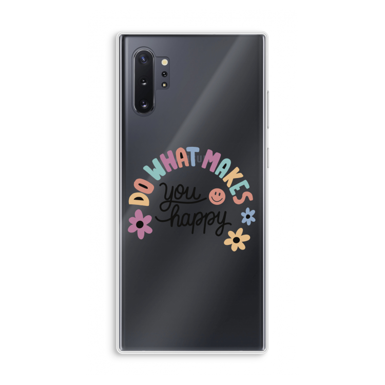 Happy days: Samsung Galaxy Note 10 Plus Transparant Hoesje