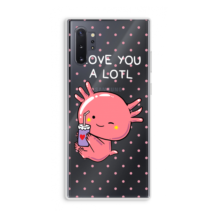 Love You A Lotl: Samsung Galaxy Note 10 Plus Transparant Hoesje