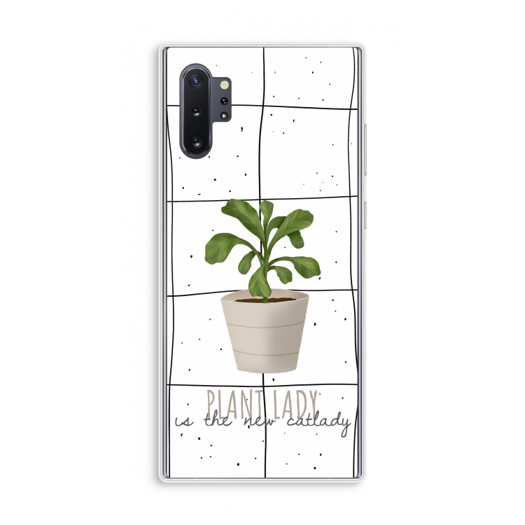 Kamerplant op vensterruit: Samsung Galaxy Note 10 Plus Transparant Hoesje