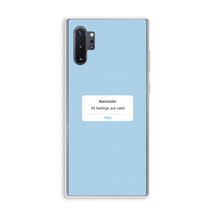 Reminder: Samsung Galaxy Note 10 Plus Transparant Hoesje