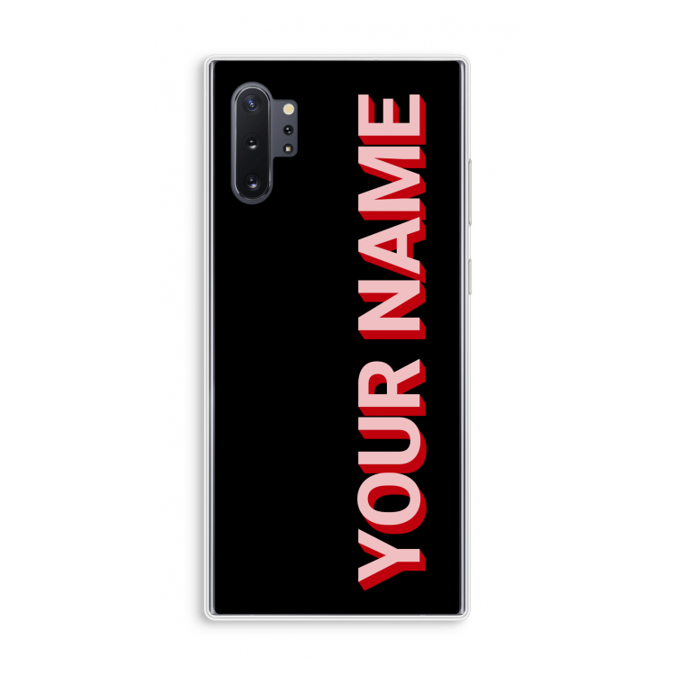 Namecase: Samsung Galaxy Note 10 Plus Transparant Hoesje