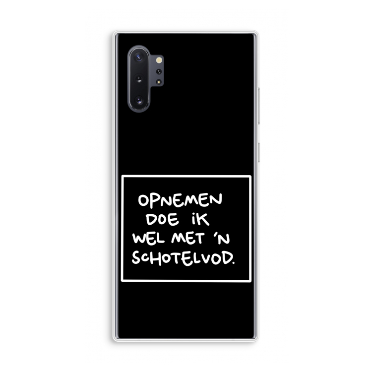 Schotelvod: Samsung Galaxy Note 10 Plus Transparant Hoesje