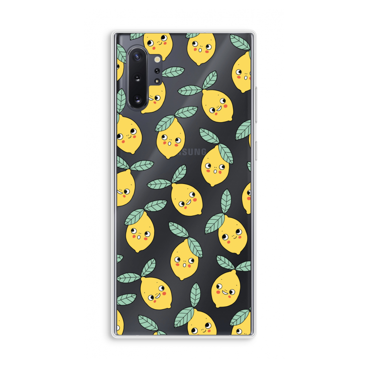 Citroenen: Samsung Galaxy Note 10 Plus Transparant Hoesje