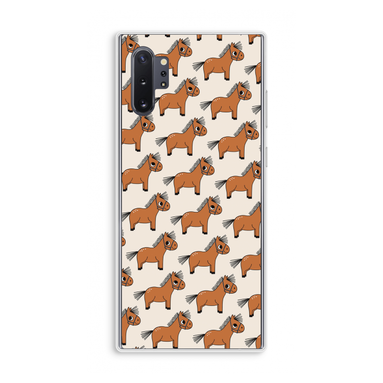Pony: Samsung Galaxy Note 10 Plus Transparant Hoesje