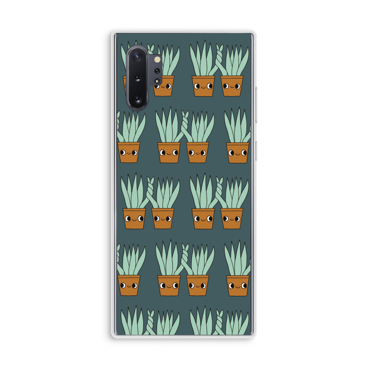 Sansevieria: Samsung Galaxy Note 10 Plus Transparant Hoesje