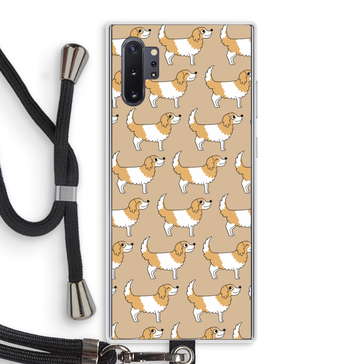Doggy: Samsung Galaxy Note 10 Plus Transparant Hoesje met koord