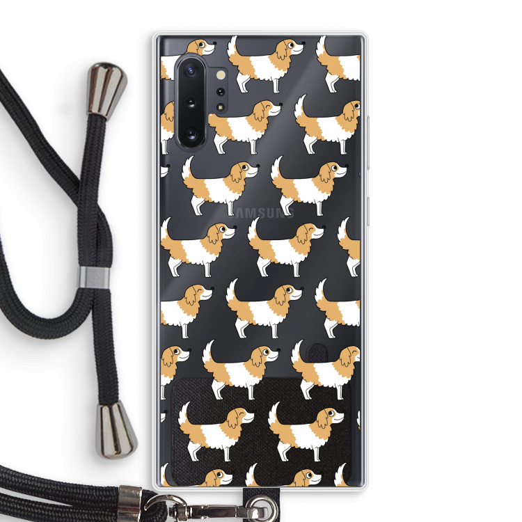 Doggy: Samsung Galaxy Note 10 Plus Transparant Hoesje met koord