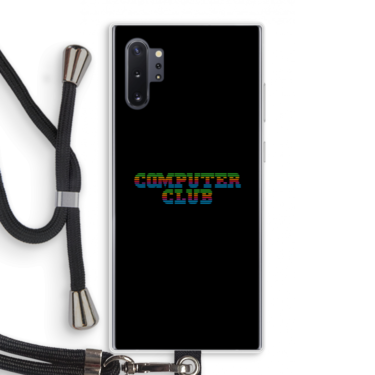 Retro: Samsung Galaxy Note 10 Plus Transparant Hoesje met koord