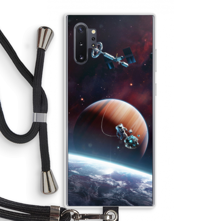 Examiner: Samsung Galaxy Note 10 Plus Transparant Hoesje met koord