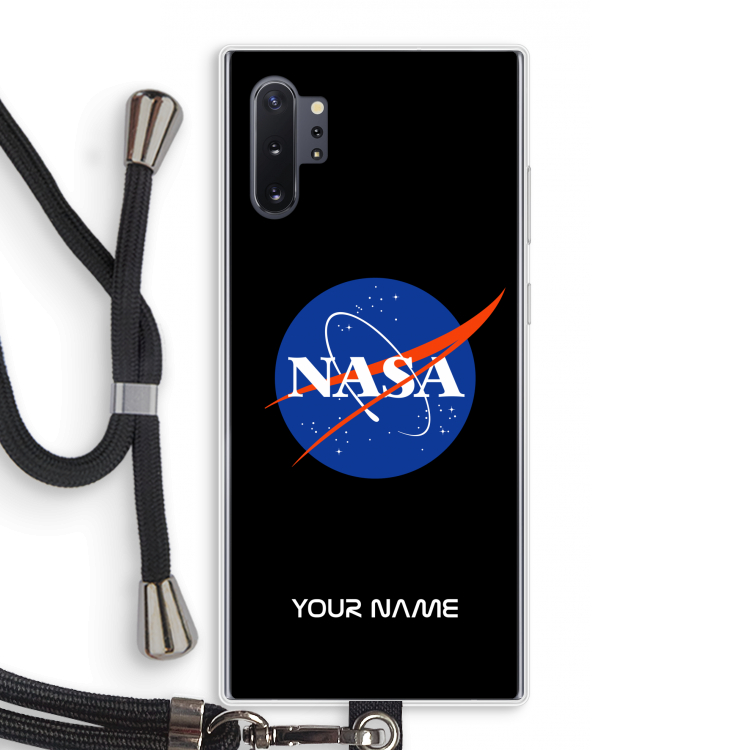 NASA: Samsung Galaxy Note 10 Plus Transparant Hoesje met koord