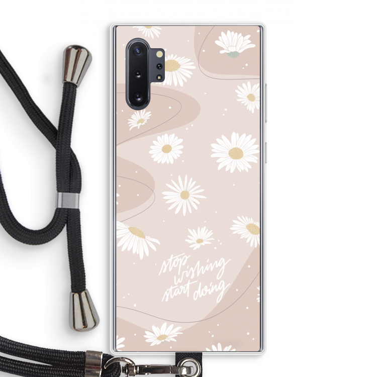 Daydreaming becomes reality: Samsung Galaxy Note 10 Plus Transparant Hoesje met koord