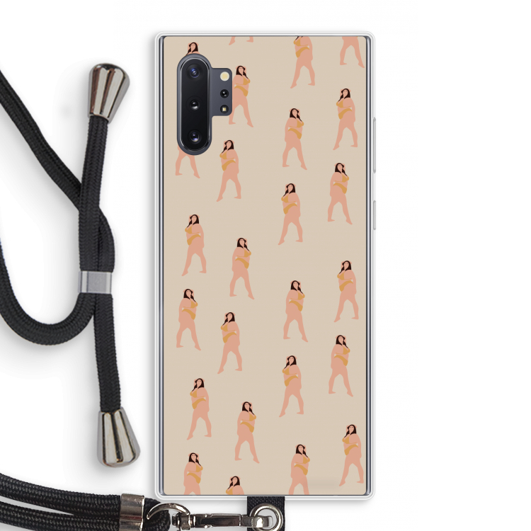 You're so golden: Samsung Galaxy Note 10 Plus Transparant Hoesje met koord