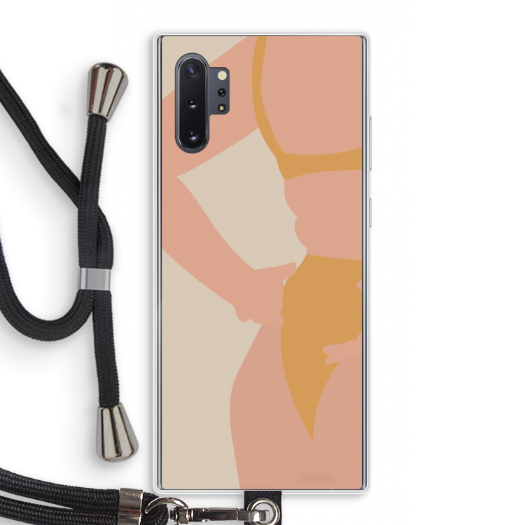 Bikini body: Samsung Galaxy Note 10 Plus Transparant Hoesje met koord