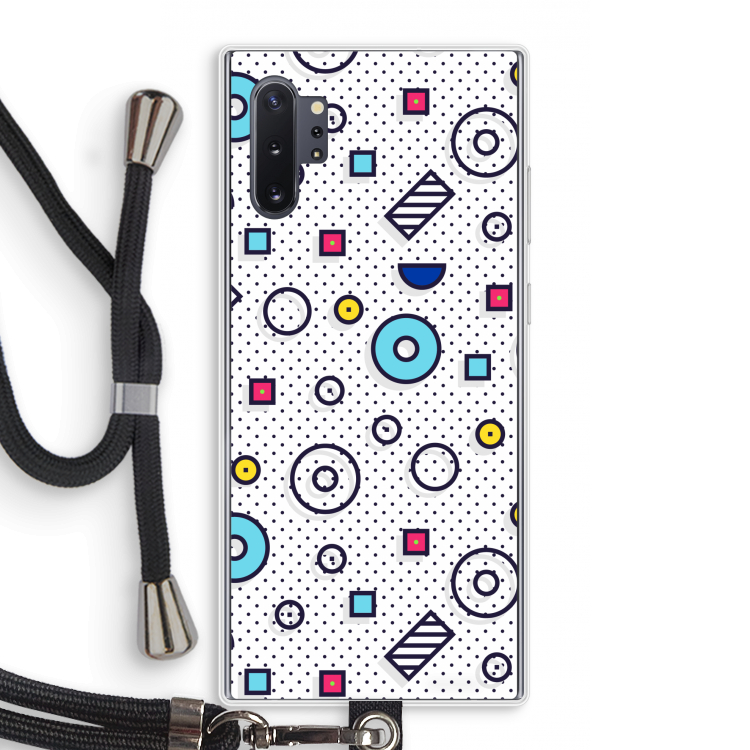 8-bit N°9: Samsung Galaxy Note 10 Plus Transparant Hoesje met koord