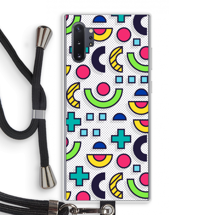8-bit N°6: Samsung Galaxy Note 10 Plus Transparant Hoesje met koord